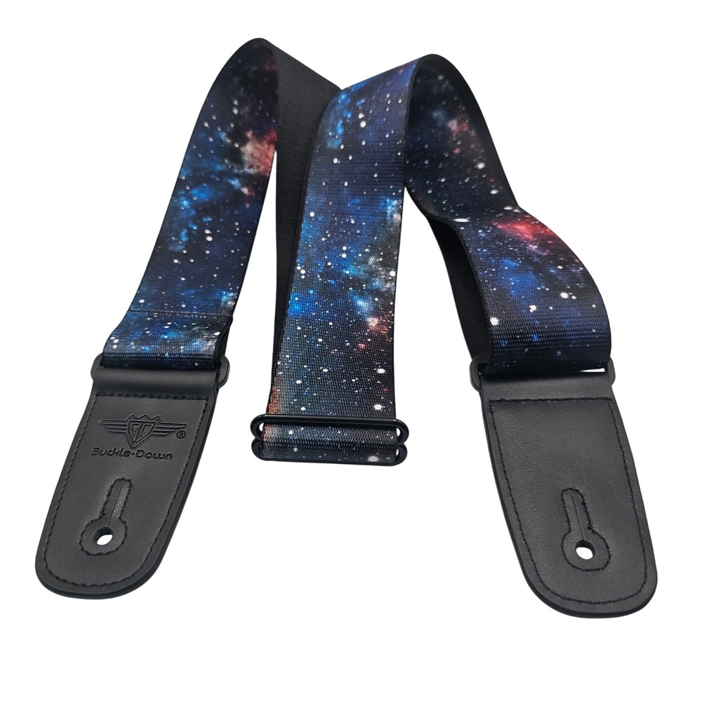 Buckle-Down Galaxy Collage Guitar Strap 2" Wide‎ Adjustable Made in USA